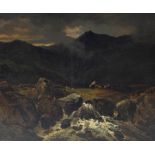 William James Muller (1812-1845)/River in North Wales/oil on canvas,