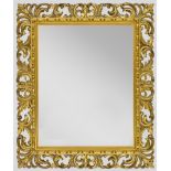 A Florentine style gilt wood mirror,