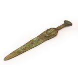 An early Luristan bronze dagger, circa 1000 BC, 28.