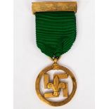 Boy Scout Association, Medal of Merit, 3rd Issue (1922-34) by Collins, London, gilt metal,