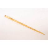 A Narwhal tusk, 78cm long/Note: A CITES certificate has been obtained for the sale of this item, No.