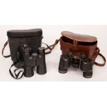 A pair of Zeiss Dialyt binoculars, 10 x 40 BT, fitted with eyepieces for spectacle wearers,