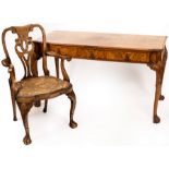 A Queen Anne style writing table,