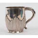 A silver Christening mug, Walter & John Barnard, London 1890,
