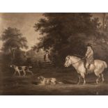 Reynolds after Sartorius/Shooting/black and white engraving,