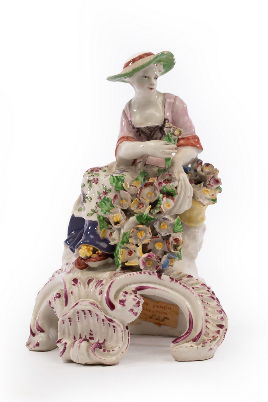 A Bow figure of Spring, the flower seller,