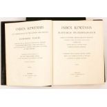 Index Kewensis…of Flowering Plants, 2 vols.