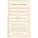 State Trials, a complete collection of, 4 of 6 vols and 80 other large leather bound volumes,