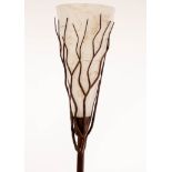An Italian modernist lamp, Relco, Milano, of stylised tree form,