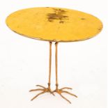 Meret Oppenheim (1913-1985), a Traccia table, designed 1936 and produced since 1976,