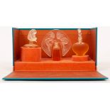 Lalique, 'Les Introuvables', the Ultimate Collection, to include three miniature scent bottles,