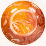 Alan Caiger-Smith (1930-2020)/A tin-glazed earthenware charger painted rose and gold lustre,