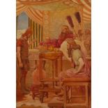 William Simmonds (1876-1968)/Biblical Illustration/possibly Samuel and King Saul/signed and dated