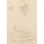 Norman Blamey (1914-2000)/Studies for a Portrait of The Reverend Dr Dennis Nineham,