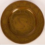 Ray Finch (1914-2012) for Winchcombe Pottery/A stoneware charger,