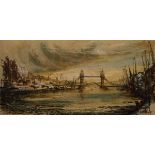 Ben Maile (1922-2017)/Tower Bridge/oil on canvas,