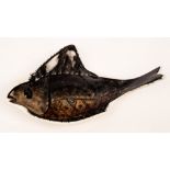 North Berwick Pottery, a stoneware dish in the form of a fish,