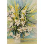 John Lancaster (born 1930)/Lilies/watercolour, 72cm x 49.