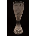 Peter Dreiser (1936-2006), a Dandelion Seed glass vase, etched signature to base P Dreiser '82, 22.