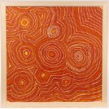 Miriam Napanangka (born circa 1950)/Rockhole Site- Tjalili/polymer paint on Belgian linen,
