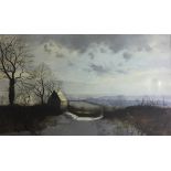 Peter Newcombe (born 1943)/Country Landscape in Snow/signed and dated 1972/ watercolour, 54.