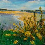 Sue Cuff (Contemporary)/Gorse on the Camel Trail/signed lower right;