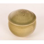 Bernard Leach (1887-1979) St Ives Pottery standard ware, a lidded jam pot,
