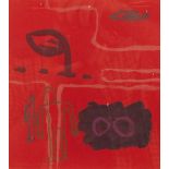 Dale Devereux Barker (born 1962)/A Torn Void/signed, dated '86 and inscribed/monoprint,