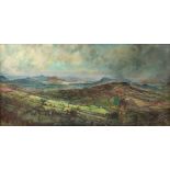 Anthony Kerr (born 1924)/View from Penallt to the Brecon Beacons/signed/oil on canvas,