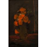 Ricardo Macarron/Still Life Vase of Poppies/signed and dated '71 lower left/oil on canvas, 53.