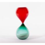 An Italian 'Clessidra' hourglass, design by Fulvio Biancini for Venini,