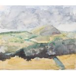 Leslie Duxbury (1921-2001)/Clouds over Pen-y-Fan/watercolour,