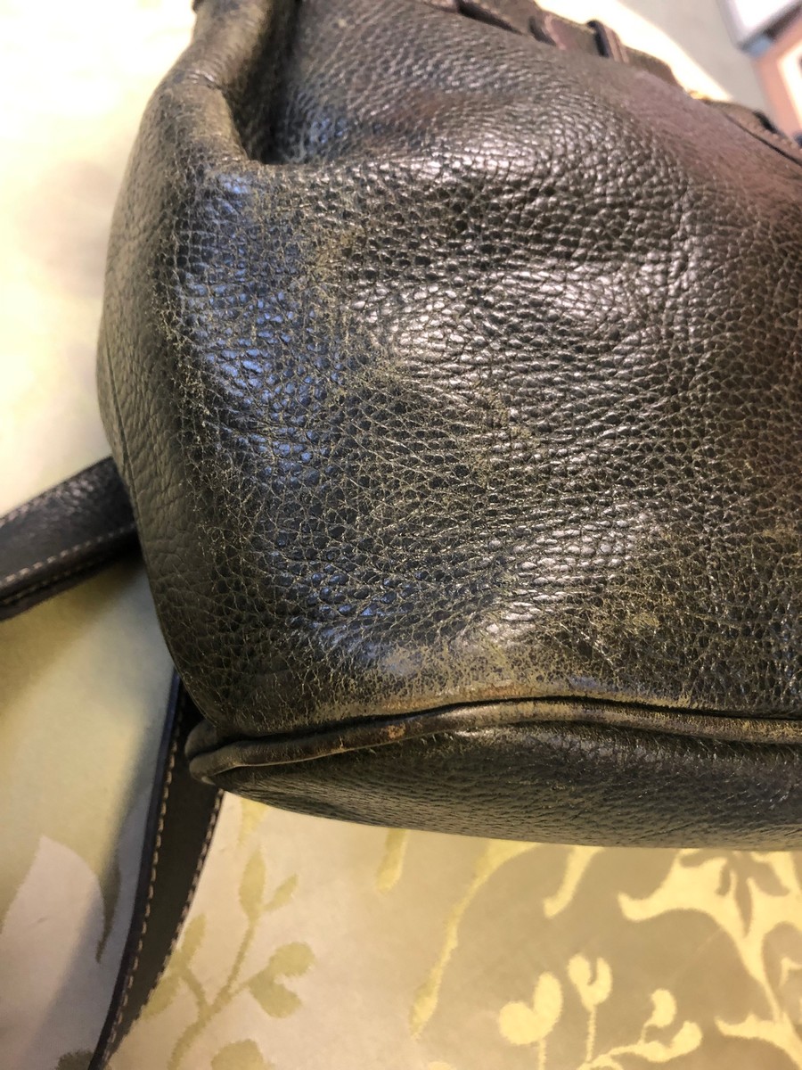 Mulberry, a Wexford olive green leather handbag with shoulder strap, front buckle closure, - Bild 3 aus 7