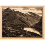 William T Rawlinson (1912-1993)/Ogwen Lake, North Wales/signed and dated 1957,