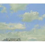Francis Hewlett (1930-2012)/Gregynog - Clouds and Roof/initialled and dated '77;