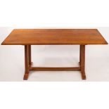 Reynolds of Ludlow, an oak refectory style dining table,
