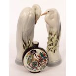 A pair of Royal Copenhagen herons, 28.