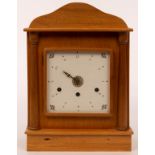 Dennis French and Theo Merrett, a beech mantel clock,