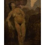 Augustus John OM RA (1878-1961)/Nude Study/oil on canvas,