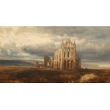 Bernard Evans/Whitby Abbey/watercolour, 39cm x 74cm/Provenance: The Mayor's Picture Exhibition,