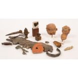 A large quantity of Roman, Medieval and later metalware to include buckles, pins, keys,