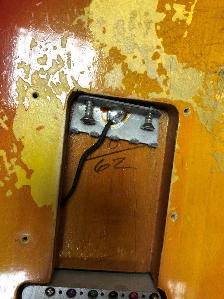 Lot Withdrawn - A Fender Stratocaster electric guitar, back plate numbered 86779, - Image 14 of 14