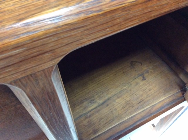 Heal & Son, An Arts & Crafts oak sideboard fitted two drawers flanked by cupboards, 137. - Image 5 of 5