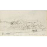 Joseph Thomas Tuite (1800-1875)/View of Boulogne From the Sea/signed,