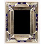 A small Venetian glass wall mirror, 45.