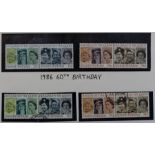 An album of mint and used commemorative stamps and twenty three first day covers,