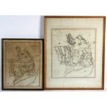 C Smith/New Map of the County of Monmouth Divided into Hundreds January 6th 1804/print,