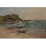 William Arthur Laurie Carrick (1879-1964)/Coastal Scene/oil on board, 34.5cm x 49.