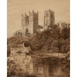 John Edmund Buckley (1824-1876)/Durham Cathedral/initialled and dated 1879/pen and ink, 19cm x 15.