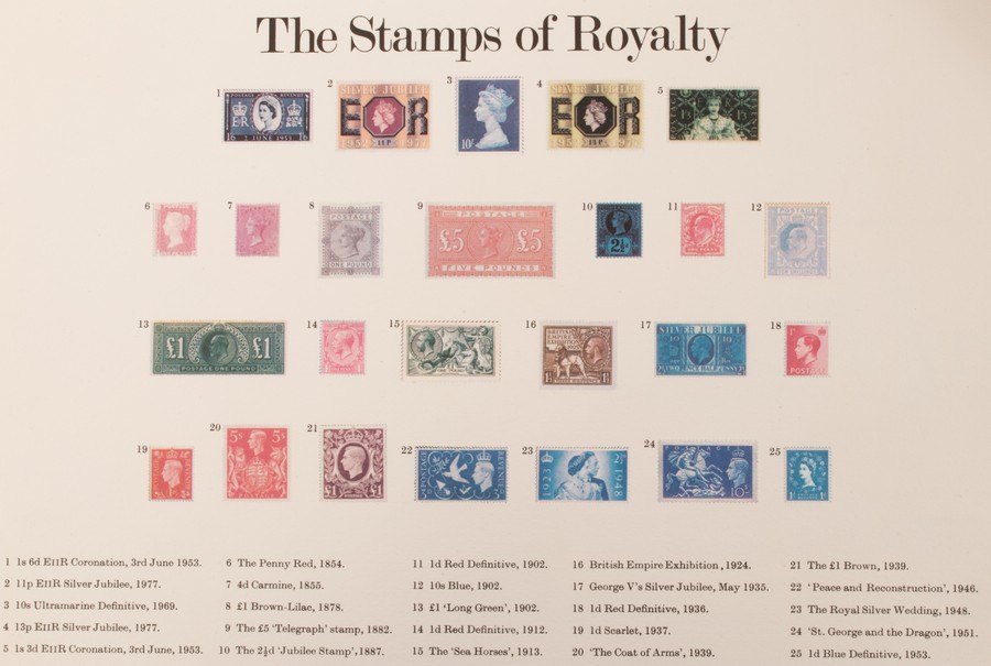 The Stamps of Royalty, a collection of twenty-five sterling silver stamps, - Image 4 of 4